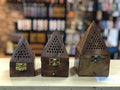 Wooden pyramid censer