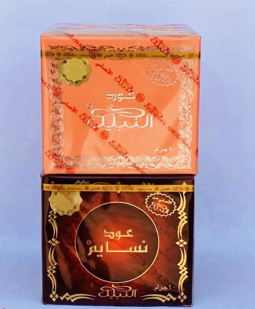 عود نبيل وبخور نسايم خشب