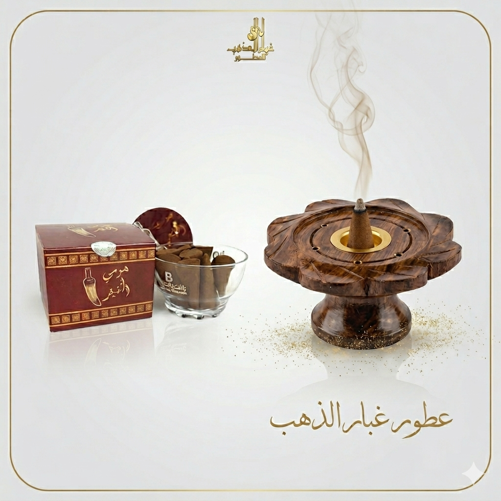 Khanjar Pyramid Incense & Wooden Incense Burner