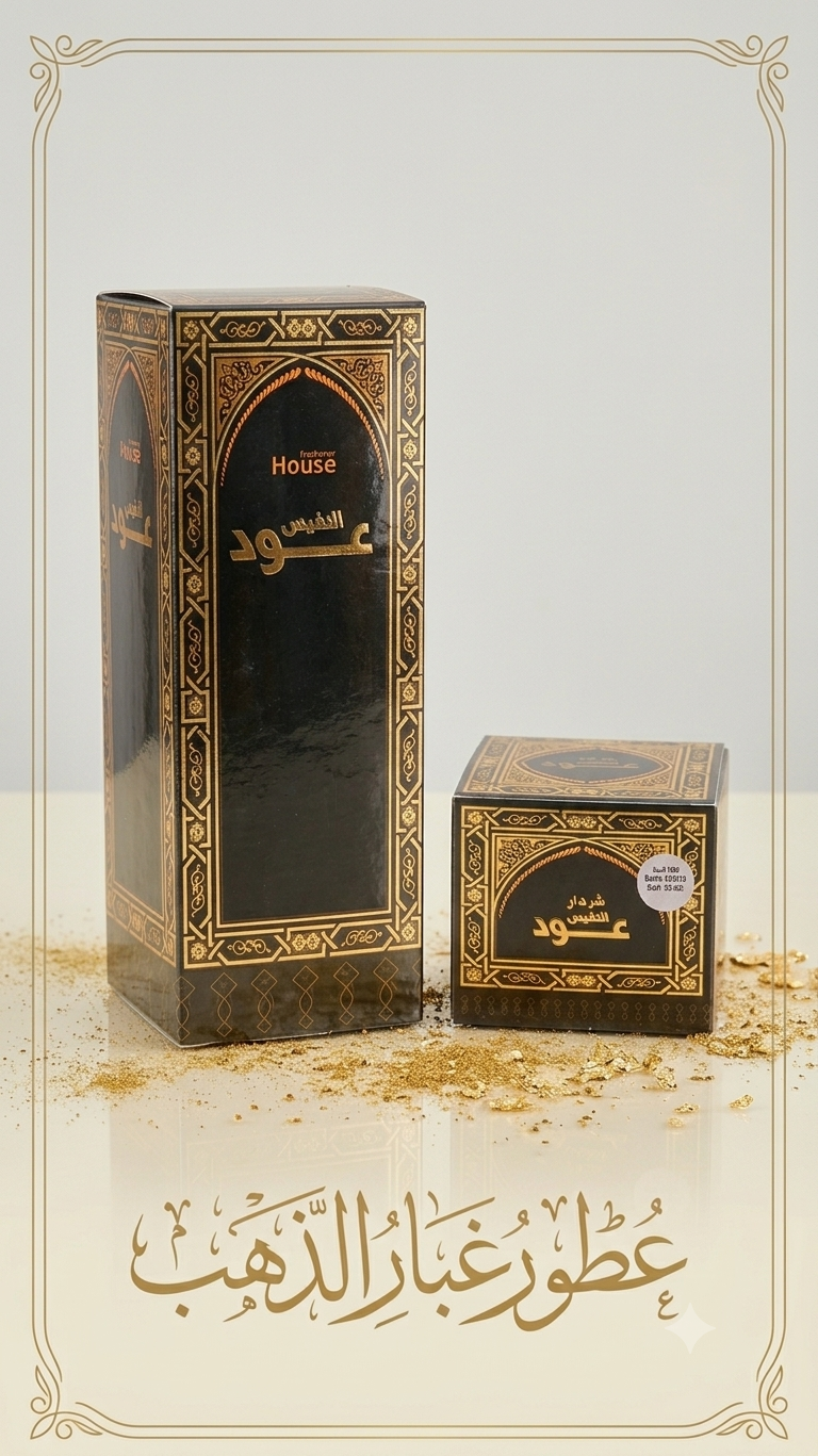 Nafees Oud Air Freshener & Nafees Oud Incense