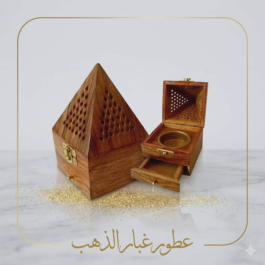 pyramid shape incense burner
